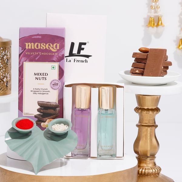 Chocolates And Perfumes Bhai Dooj Hamper