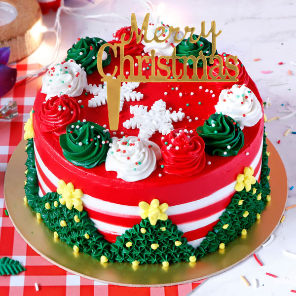 Christmas Chocolate Theme Cake (1 Kg)