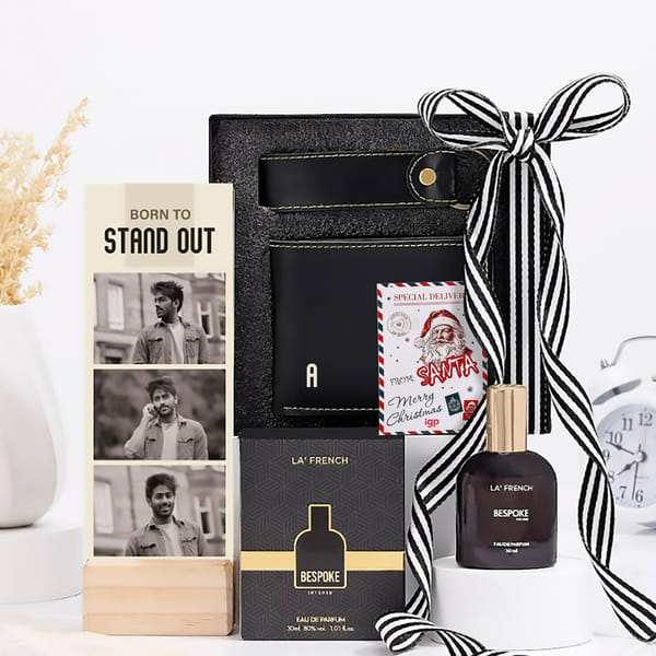 Christmas Luxe Personalized Men's Gift Hamper
