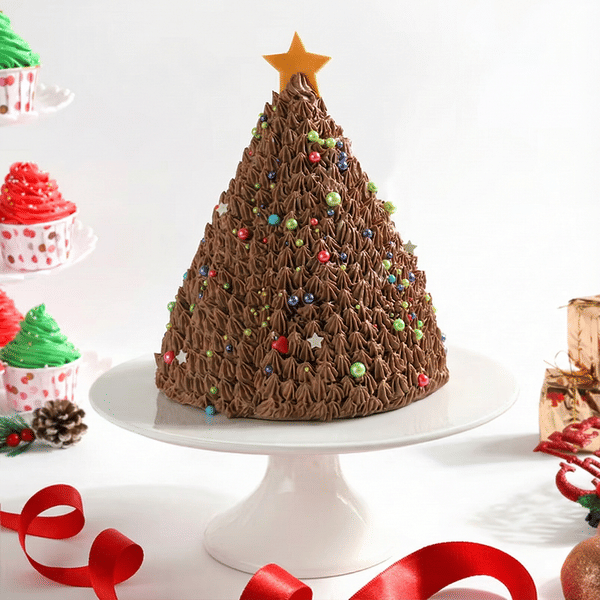 Christmas Tree Chocolate Cake (2 kg)