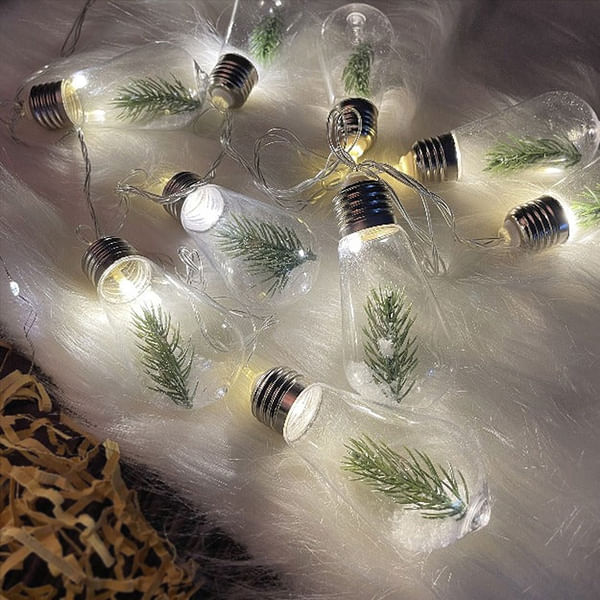 Christmas Tree Topper Bulb String Lights