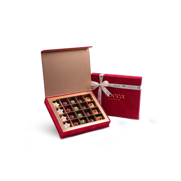 Christmas Velvet Chocolate Box 20pcs
