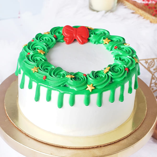 Christmas Wreath Cake (2 kg)
