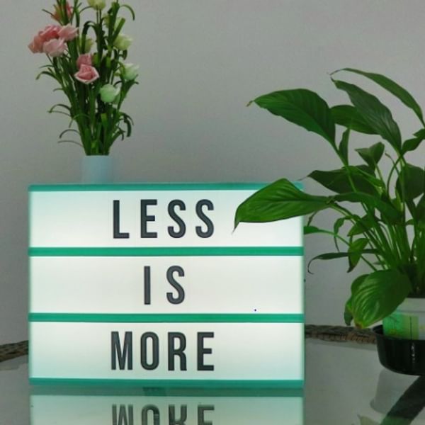 Cinematic Light Box - Rectangle - Colourful - 6in