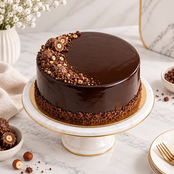 Classic Chocolate Crunch Cake