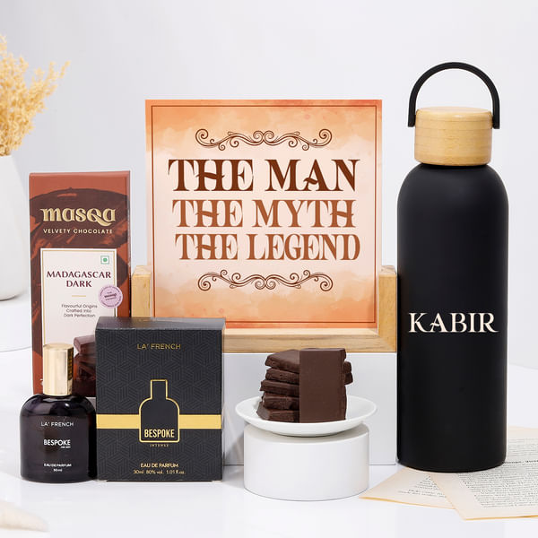 Classic Essentials Personalized Gift Hamper For Him