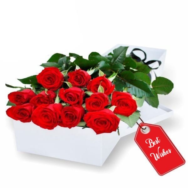 Classic Red Roses Arrangement