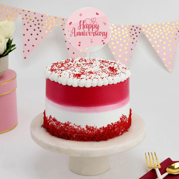 Classic Red Velvet Birthday Cake