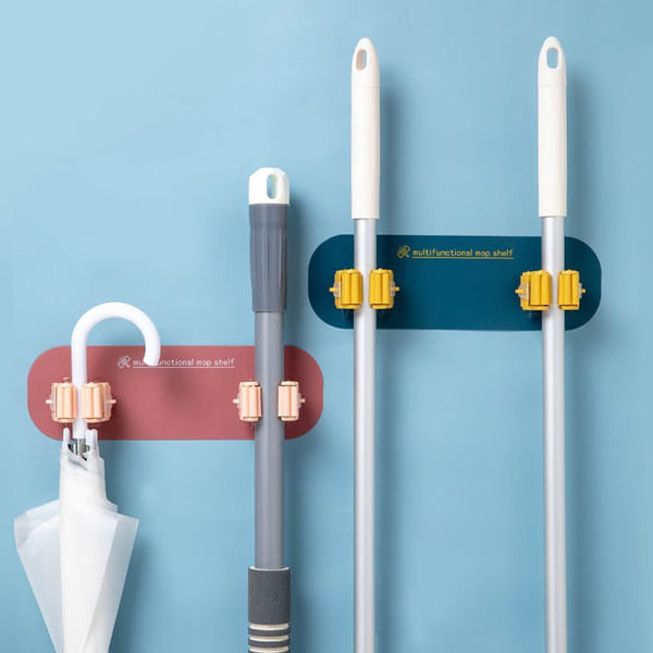 Cleaning Brush Holder - Wall Mounted - Single Piece