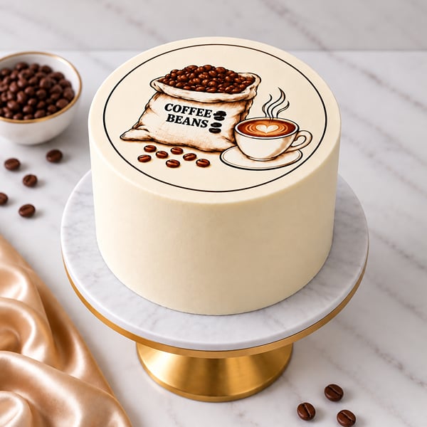 Coffee Bean Bento Cake