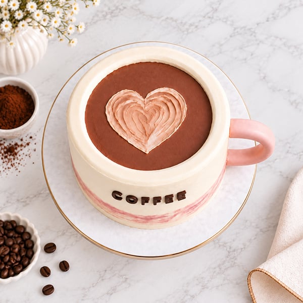 Coffee Cup Designer Cake
