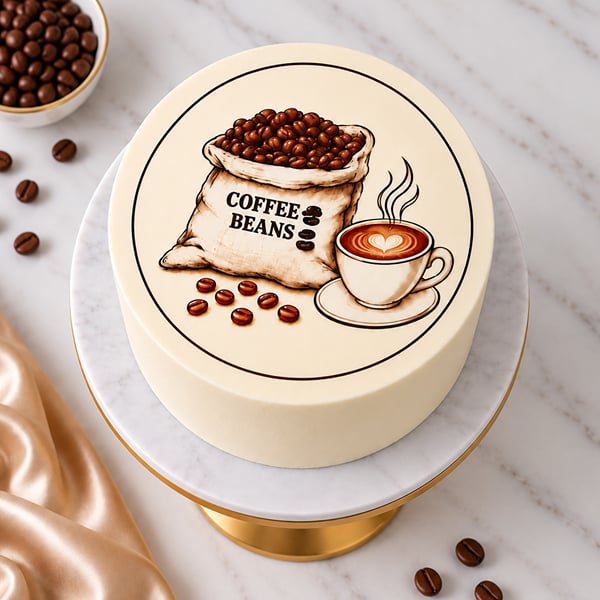Coffee Lover Designer Bento Cake