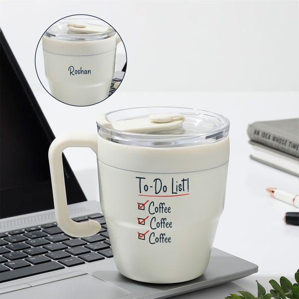 Coffee Lover Personalized Stoup Mug