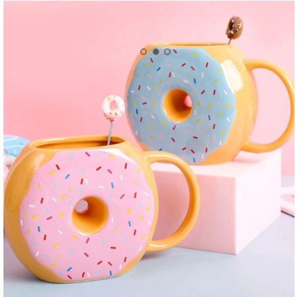 Coffee Mug - Donut - Ceramic - Single Piece