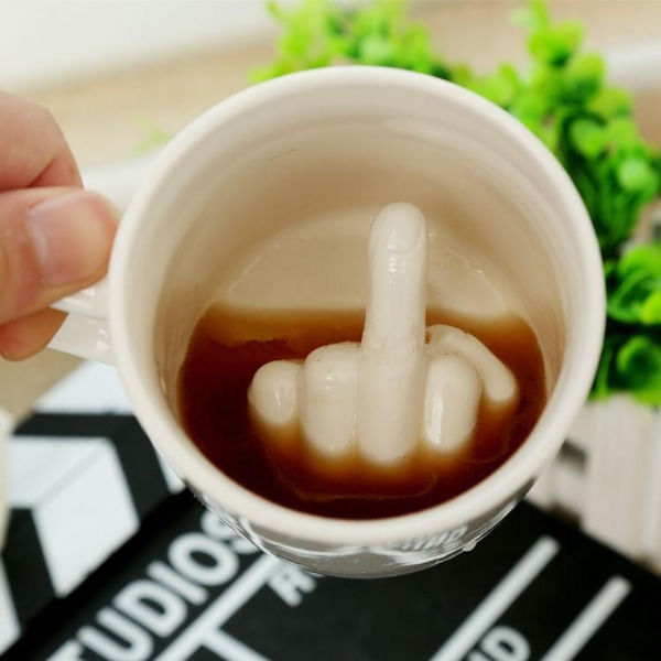 Coffee Mug - Middle Finger - Single Piece