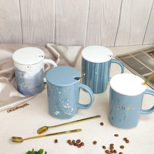 Coffee Mug - Powder Blue - Ceramic - 300ml - Single Piece