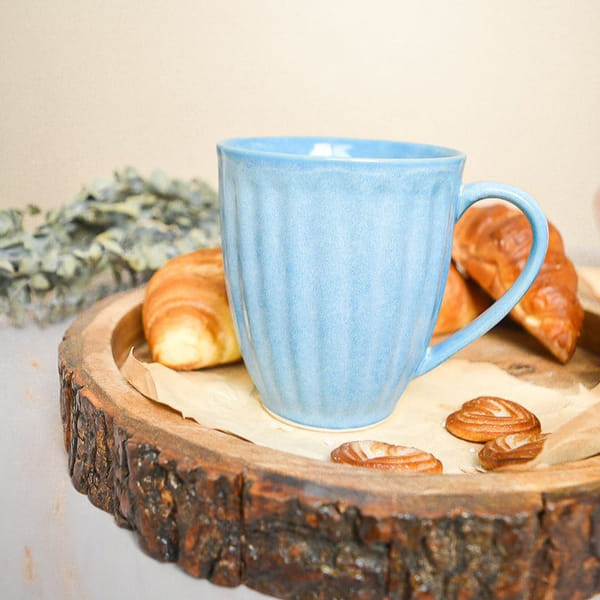 Coffee Mug - Swirl - Ceramic - Single Piece