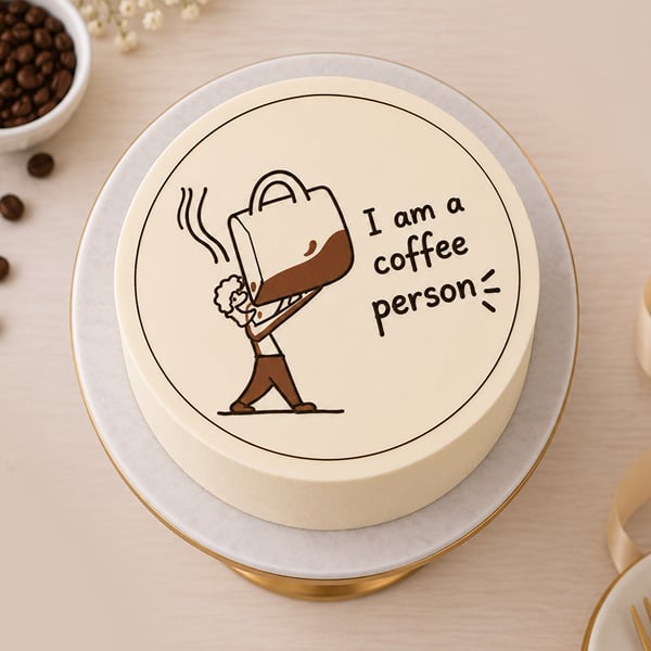 Coffee Person Cake