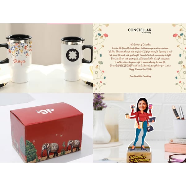 CONSELLER Curated hamper(Tumbler+caricature+card)