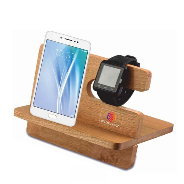 Convenient 4-In-1 Wooden Desk Organizer