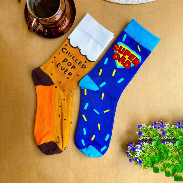 Cool Fathers Day Socks Duo