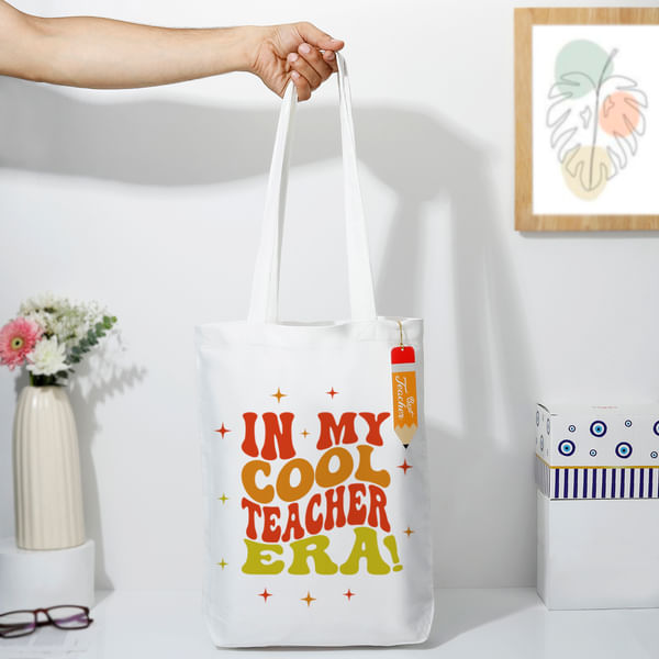 Buy/Send Cool Teacher Era Canvas Tote Bag Online IGP JVS1301464