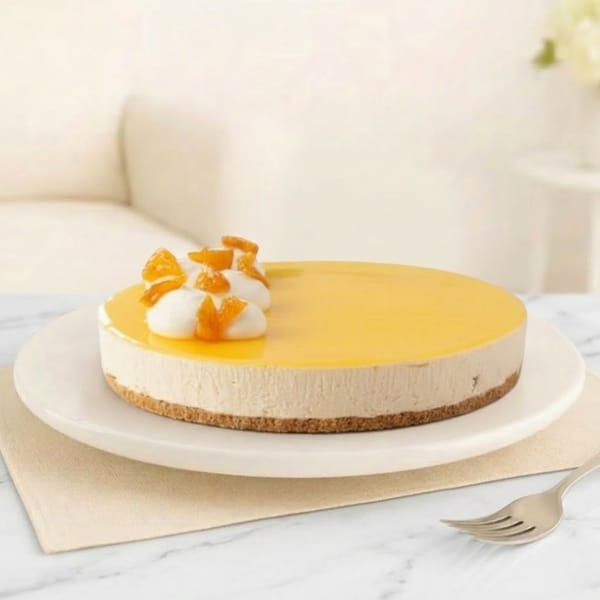 Creamy Lemon Cheesecake with Citrus Glaze