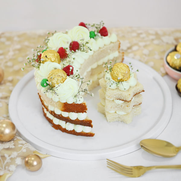 Crescent Moon And Star Ramadan Cake (Half Kg)