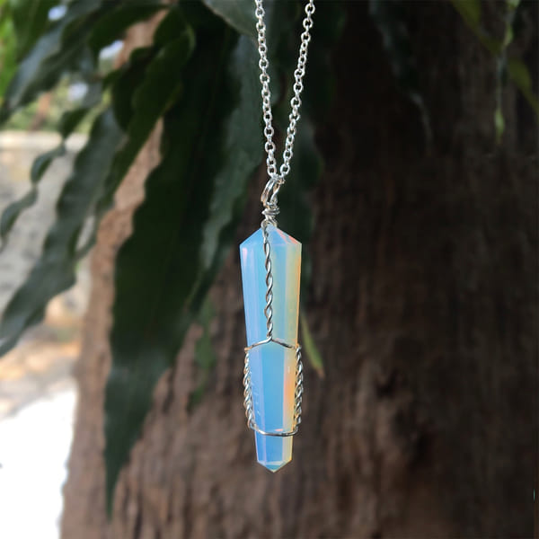 Crystal Necklace - Opalite