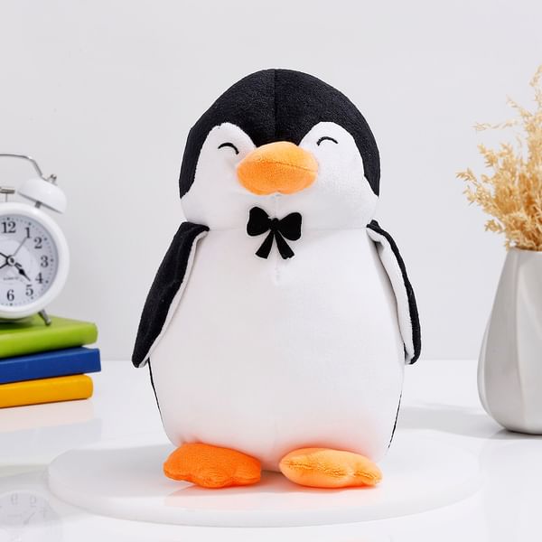 Cuddle Buddy Black And White Penguin Plushie
