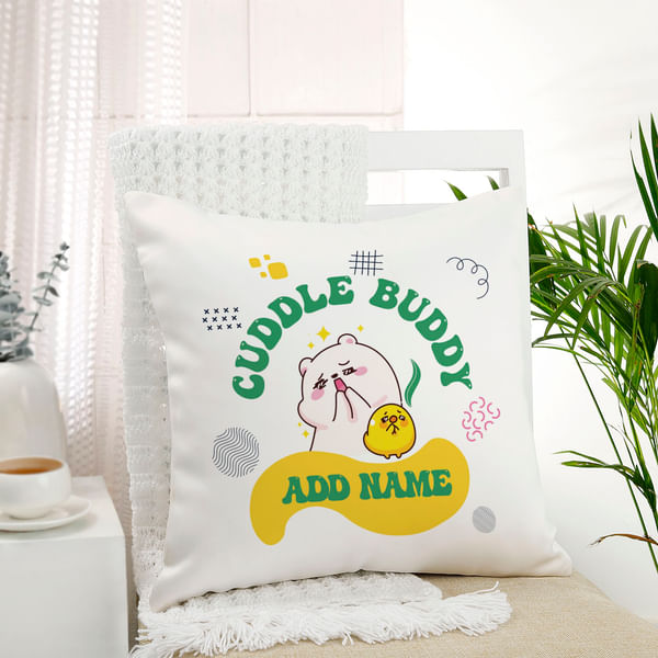 Cuddle Buddy Personalized Cushion