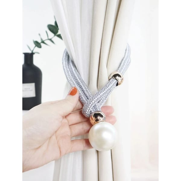 Curtain Ties - Knots And Pearls - Set Of 2