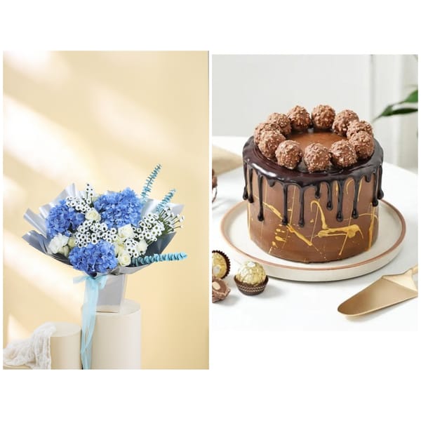 Customised Flower Hamper