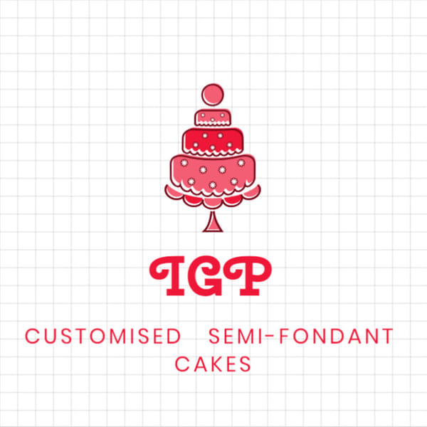 Customised Semi Fondant Cake 1kg