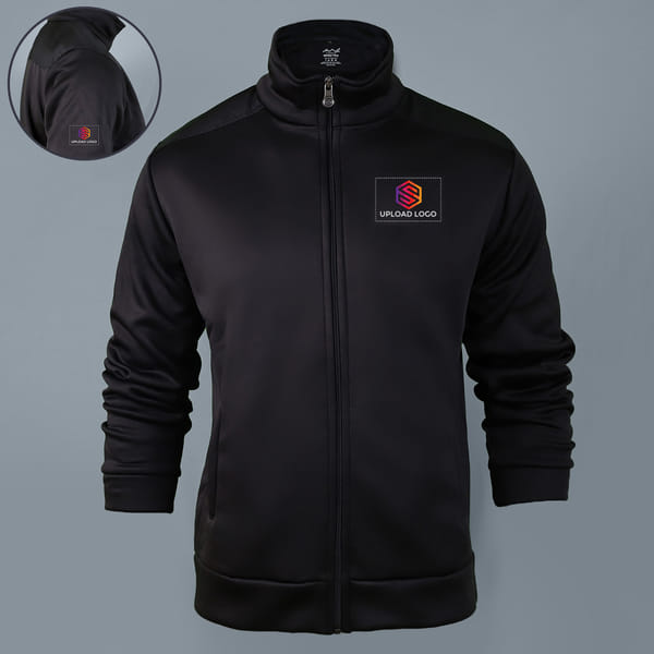 Customized Zippered Fleece Jacket for Men