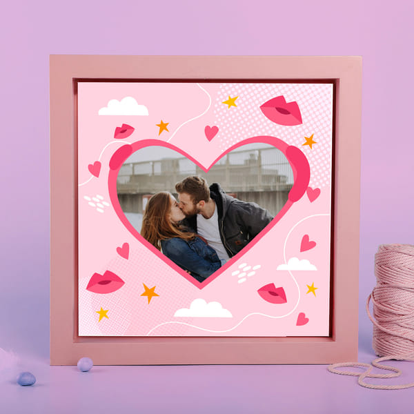 Cute Love Wooden Photo Frame