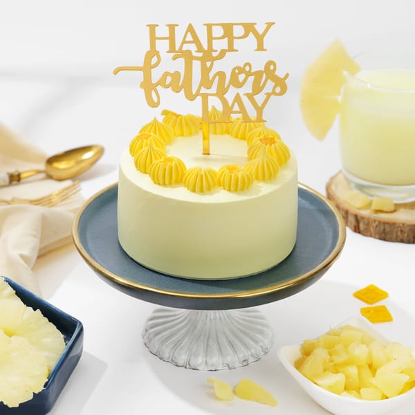 Dad’s Pineapple Treat Bento Cake