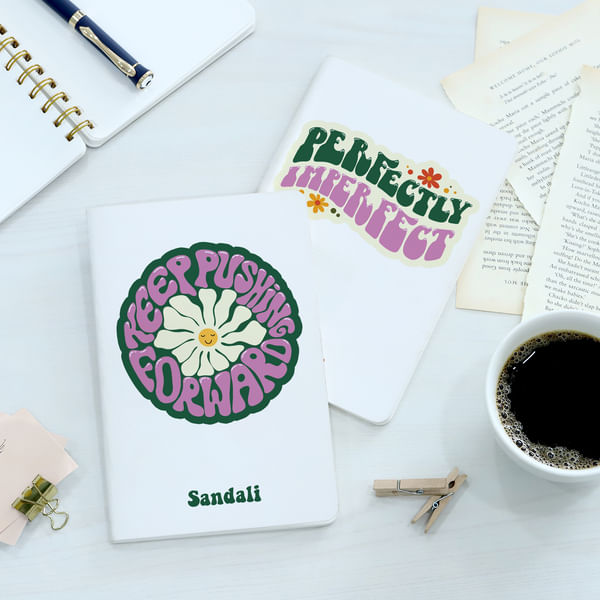 Daily Inspiration - Personalized Notebook - Set Of 2