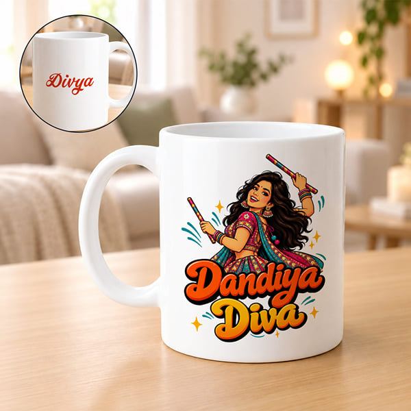 Dandiya Diva Personalized Coffee Mug