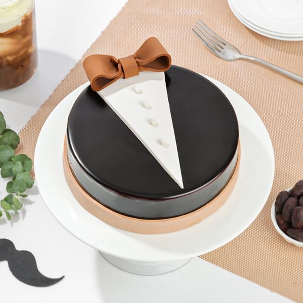 Dapper Suit Chocolate Cake