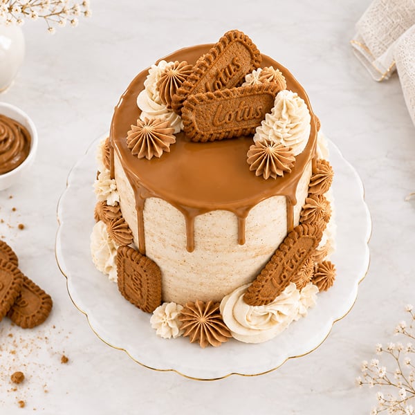 Decadent Biscoff Crunch Cake