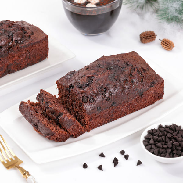 Decadent Choco Chip Loaf Cake (250 Gm)
