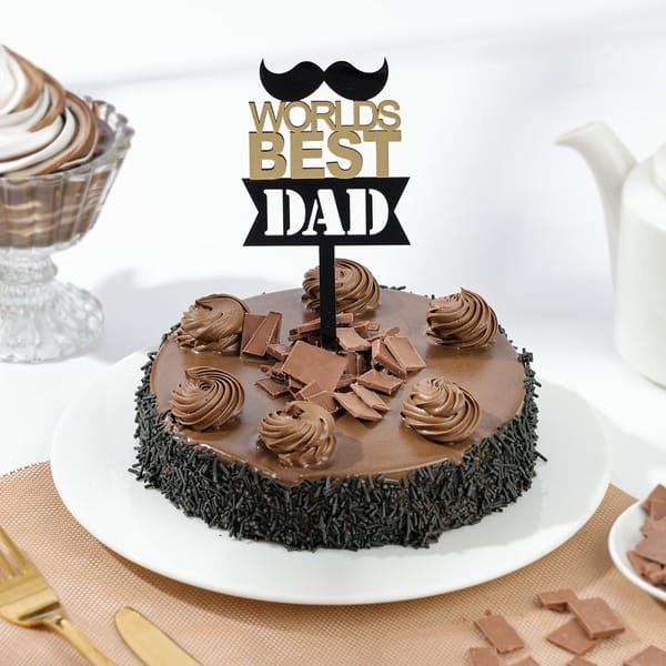 Decadent Fathers Day Truffle Cake