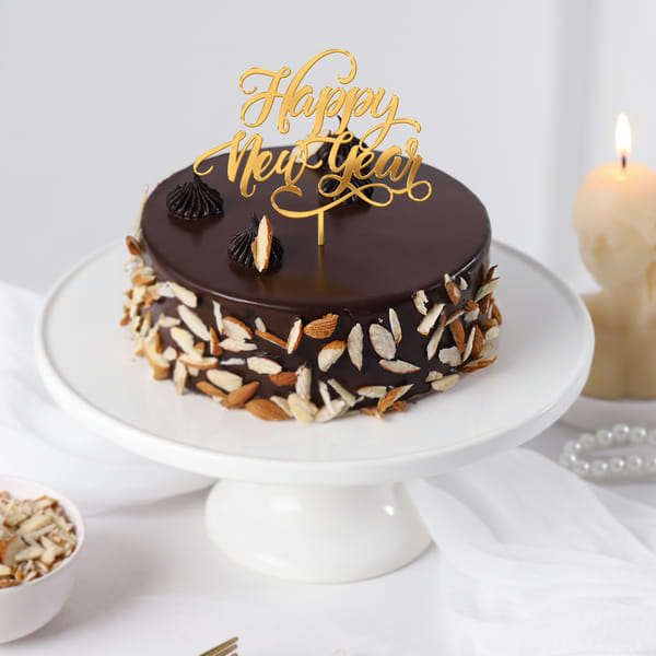 Decadent Hazelnut New Year Cake