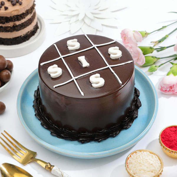 Decadent SIS Crossword Cake