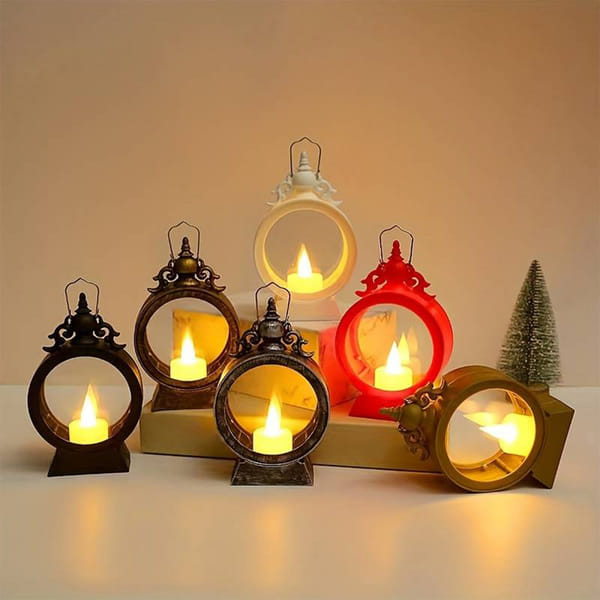Decorative Retro Lantern - Assorted - Single Piece