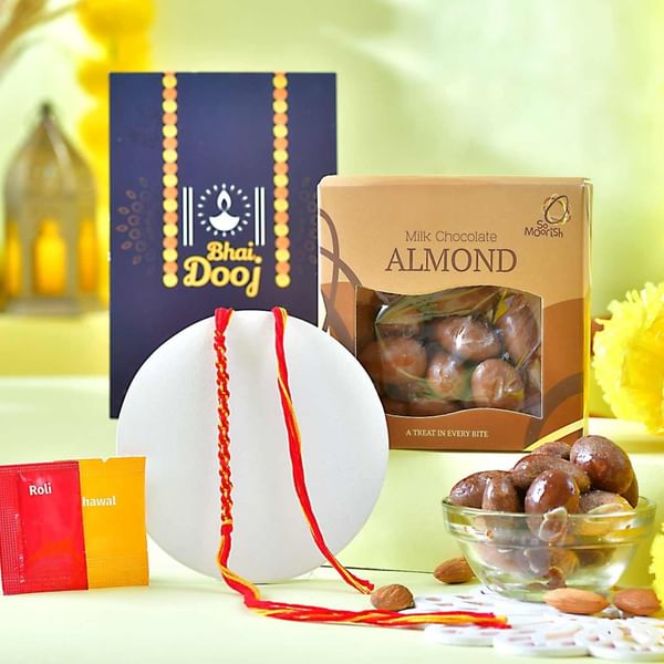 Delicious Bhai Dooj Chocolate And Ritual Combo
