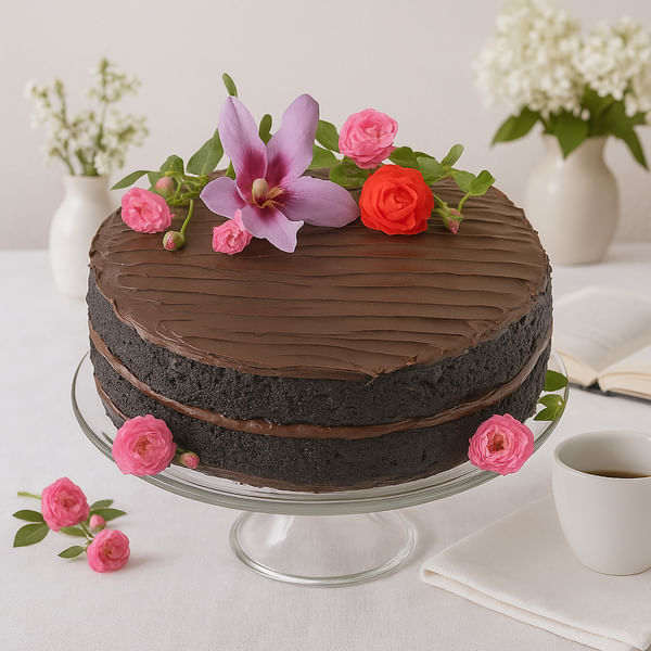 Delicious Double Chocolate Cake