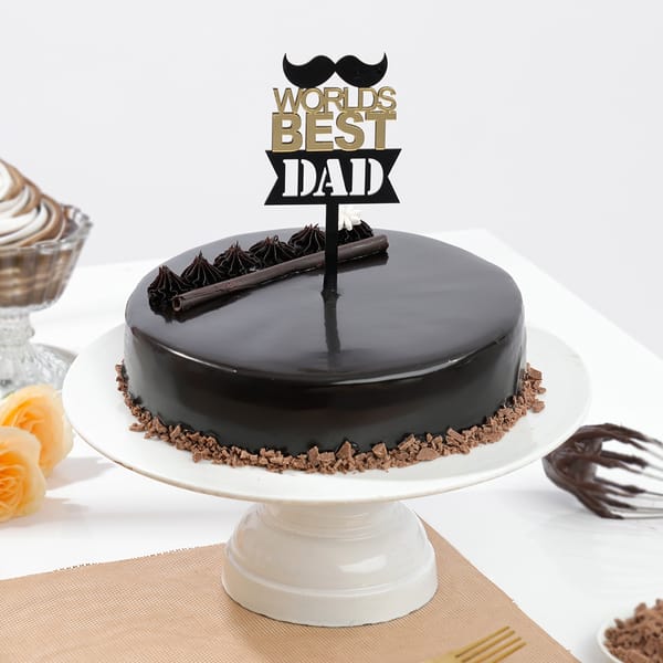 Delicious Fathers Day Truffle Cake