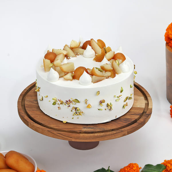 Delicious Gulab Jamun Cake